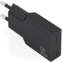Aisens Cargador Ultra Delgado GaN 30W con 2x USB-C PD3.0, Negro